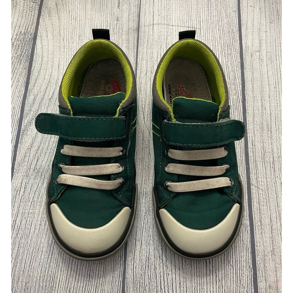 Green See Kai Run Little Boy Shoes, Size 11